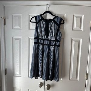 BCBG Black and Blue Dress - Size 6